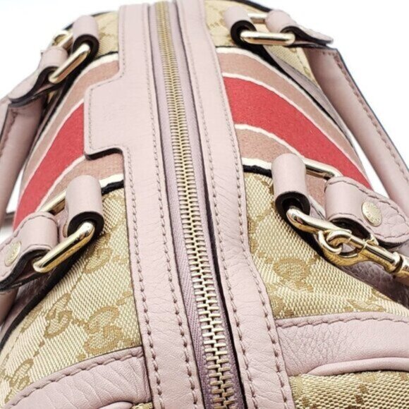 Gucci Canvas Small Vintage Boston Bag 535-101825 - Picture 6 of 14